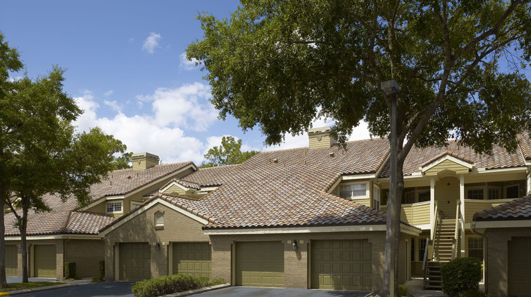 Private Garages with Remote Openers and Overhead Storage