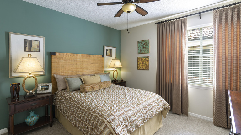Secondary Bedroom with Ceiling Fan